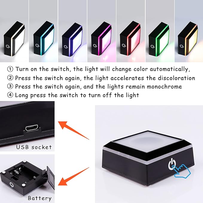 Qianwei Cat Gifts for Cat Lovers Women Girls, 3D Crystals Cat Memorial Figurines Statue Cat Themed Gifts Home Decor Anime Black pet Loss Gifts Cat Mom Gifts for Women Memorial Birthday Best Friend-VerdiqueGarden