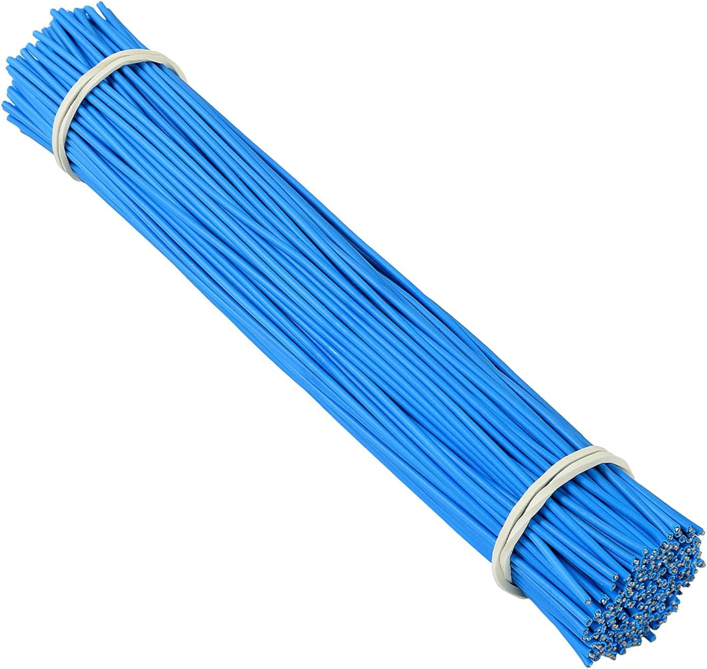 200 Pcs 6 inch Garden Twist Tie, Round Plastic Twist Ties for Plants, Vines and Wrapping Cords or Christmas Tree Gardening Plants Growth and Care, Office Home Cable Organization (Blue)-VerdiqueGarden