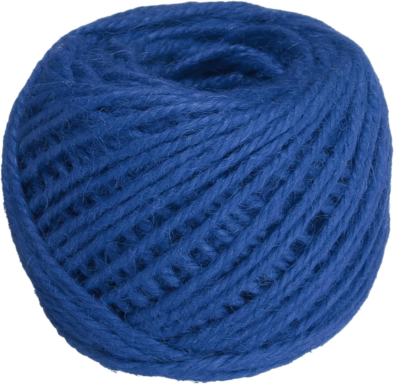 uxcell 164 Feet Natural Jute Twine String,3mm Thin Garden Twine Rope Colored Plant String Cord for DIY Art Crafts Gift Wrapping Decoration Packing Gardening Plant Hanger,Blue-VerdiqueGarden