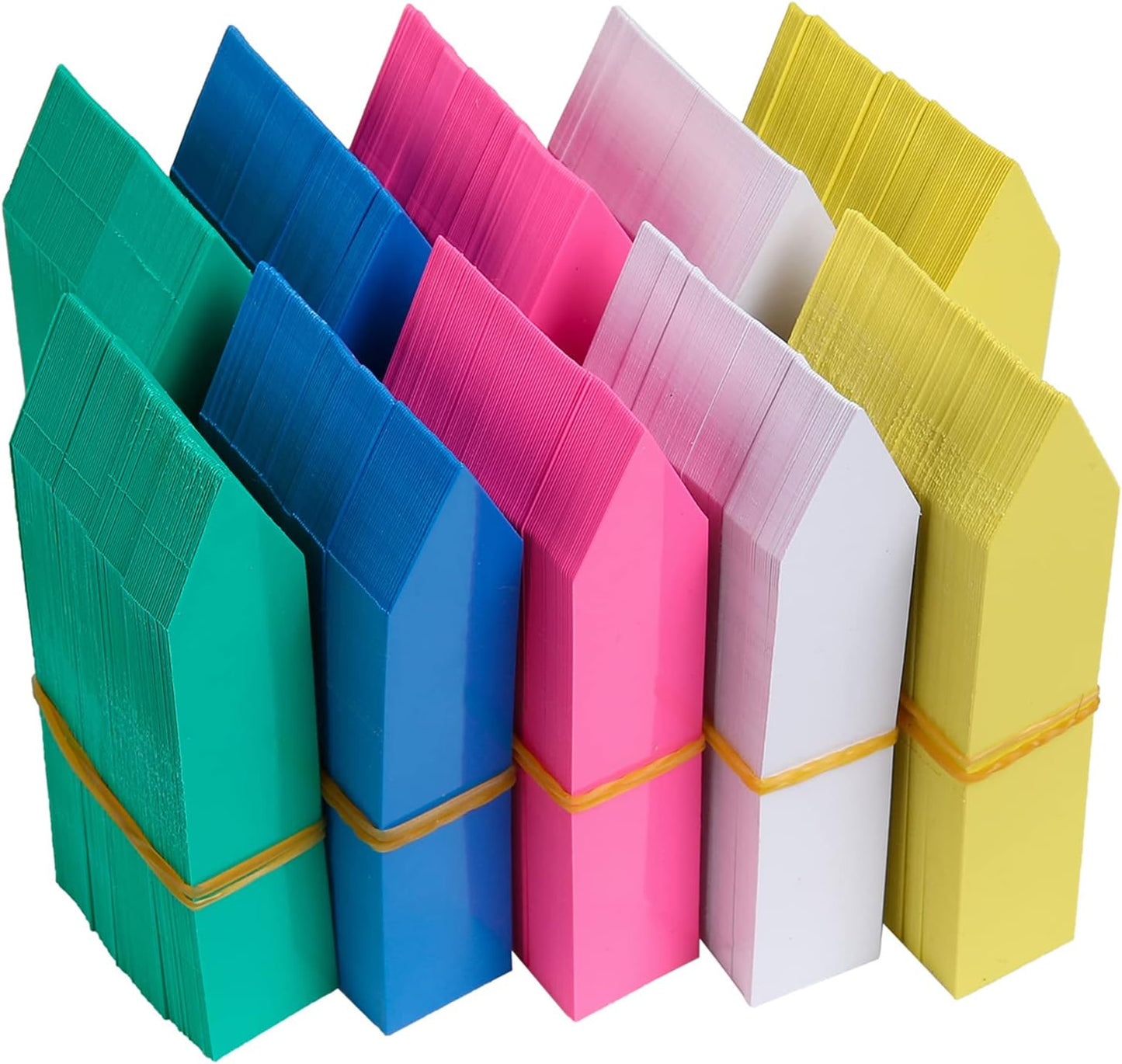 1000 Pcs Plant Tags, 4 Inch Plastic Garden Plant Pot Markers Waterproof Plant Labels, Multicolor-VerdiqueGarden