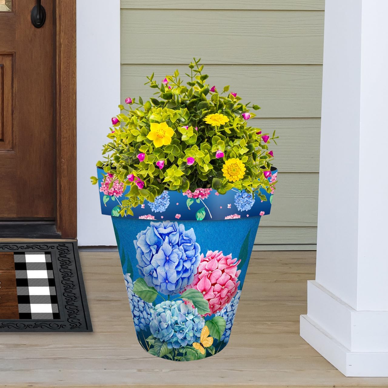 Briarwood Lane Colorful Hydrangeas Large Planter-VerdiqueGarden