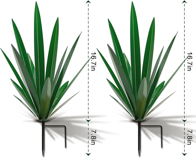 Homight Metal Tequila Country Sculpture DIY Tequila Plant Home Decor Country Tequila Garden Ornament Indooutdoor Statuette Patio Lawn Patio Stake Decoration Gift to The Garden…-VerdiqueGarden