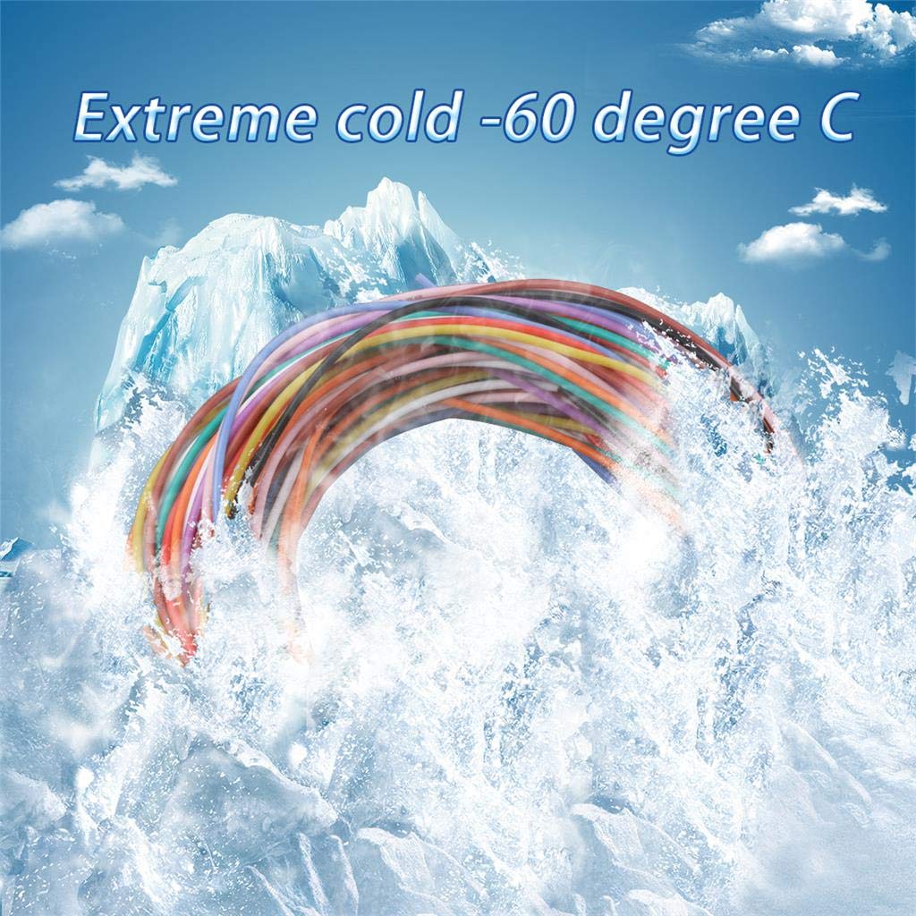 BNTECHGO 26 Gauge Silicone Wire Kit 10 Color Each 5 ft Flexible 26 AWG Stranded Tinned Copper Wire-VerdiqueGarden