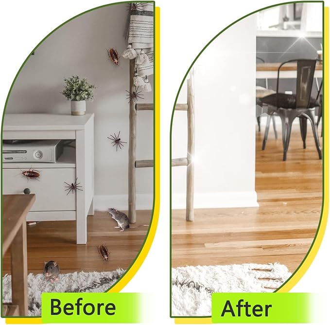 Mice Repellent Indoor, Peppermint Oil to Repel Mice and Rats, Extra-Strength Plant-Based Mice Repellent Rat Repellent for House Squirrel Repellent Rodent Deterrent for Indoor Use (Pack of 10)-VerdiqueGarden