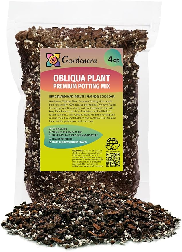 Monstera Obliqua Soil Blend - Customized for Unique Plant Needs by Gardenera - 4 Quart-VerdiqueGarden