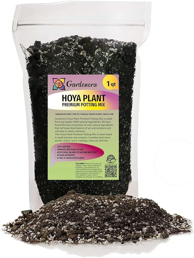 Hoya Plant Premium Potting Mix - 1 Quart - Optimal Balance for Thriving Hoyas: Air, Moisture, and Nutrient Retention-VerdiqueGarden
