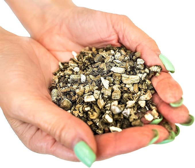 Horticultural Organic Vermiculite by GARDENERA - Medium Grade - Natural Soil Additive for Potted Plants, Orchids, Hydroponics, Terrariums (5 Quart)-VerdiqueGarden