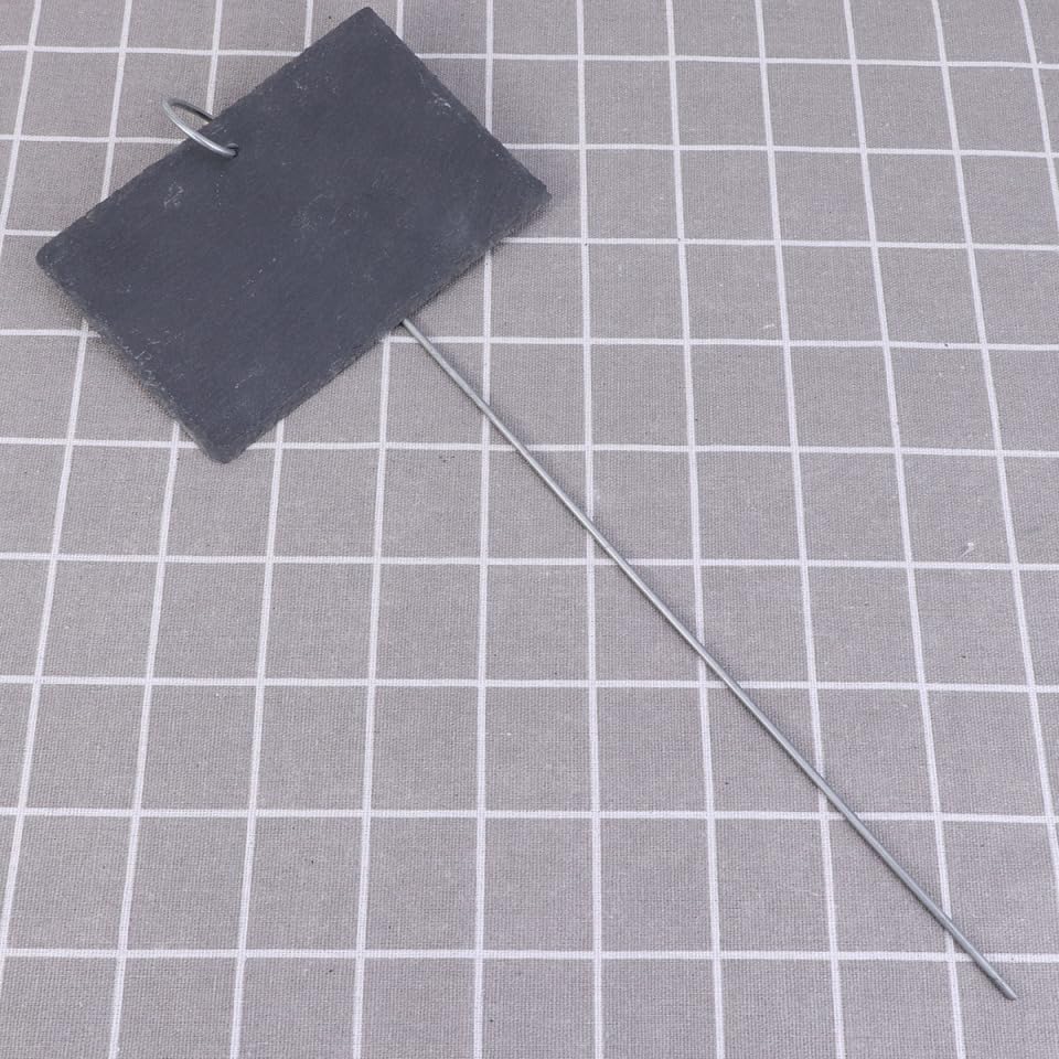 Hemoton Flower Decor Plant Label,Garden Markers Signs,Garden Marker Label Plant,Weatherproof Reusable Natural Hanging Tags for Flower Bed Pots Planters-VerdiqueGarden