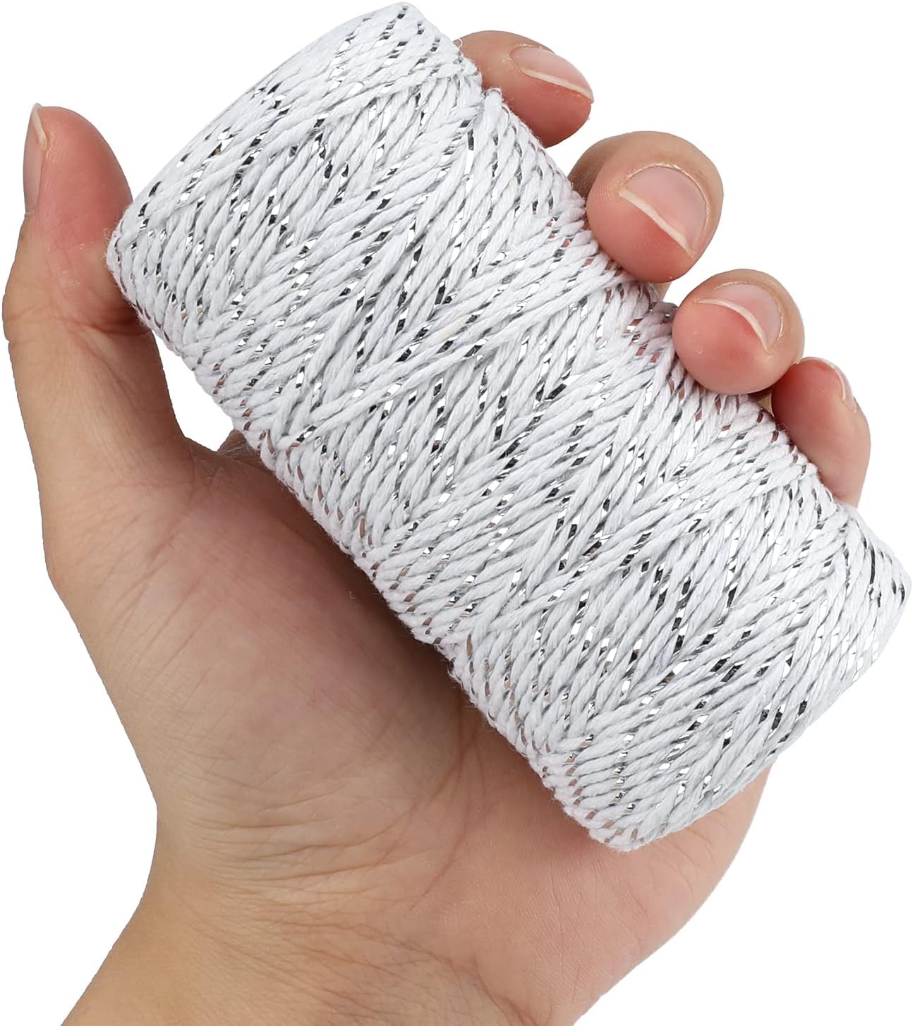 328 Feet Cotton Baker's Twine Gift Wrapping Holiday Twine Wedding Christmas String Cotton Cord Rope-VerdiqueGarden