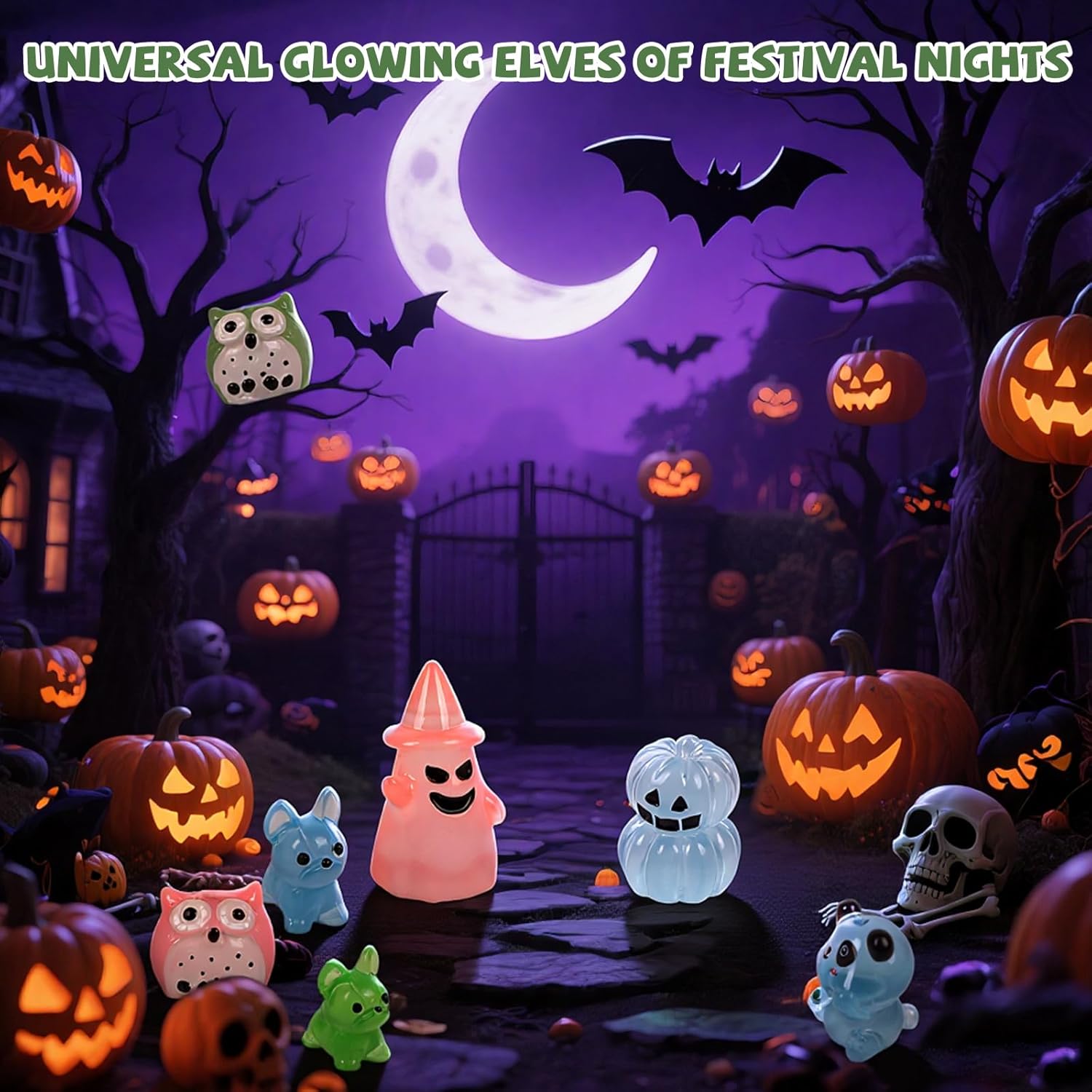 150 PCS Luminous Mini Resin Animals, Glow in The Dark Fairy Garden Decor, Mini Ducks Frogs Turtles Figurines for Aquarium, Terrarium, Slime Charms & Potted Plant Landscape Decoration-VerdiqueGarden