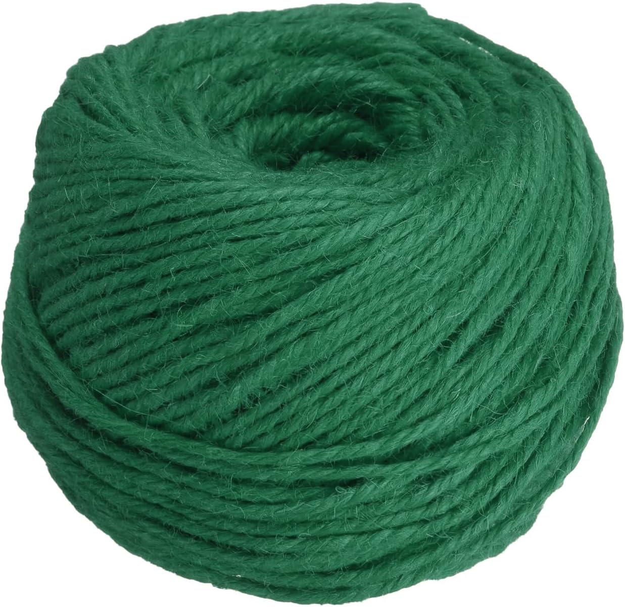 uxcell 328 Feet Natural Jute Twine String,3mm Thin Garden Twine Rope Colored Plant String Cord for DIY Art Crafts Gift Wrapping Decoration Packing Gardening Plant Hanger,Dark Green-VerdiqueGarden