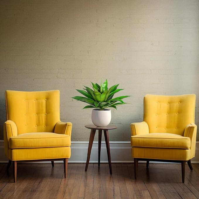 Artificial Agave Plants,Large UV Resistant Fake Agave Planters for Indoor and Outdoor Decorating Artificial Plants for Outdoors Fake Plants(1Pack, 28")-VerdiqueGarden