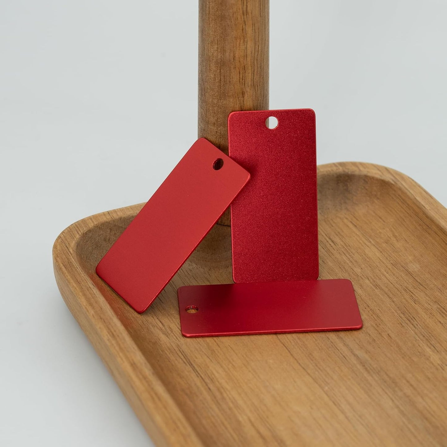 StayMax Anodized Aluminum Engraving Blanks 1x2 Inch 50 Pack (Red)-VerdiqueGarden