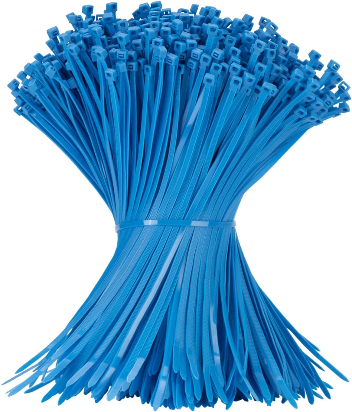 12 Inch Zip Ties Blue 1000 PCS, 50 Lbs- Heavy Duty Tensile Strength, Nylon PA66 UV Resistant Cable Ties for Indoor and Outdoor Use - Ideal for object bundling and fastening-VerdiqueGarden
