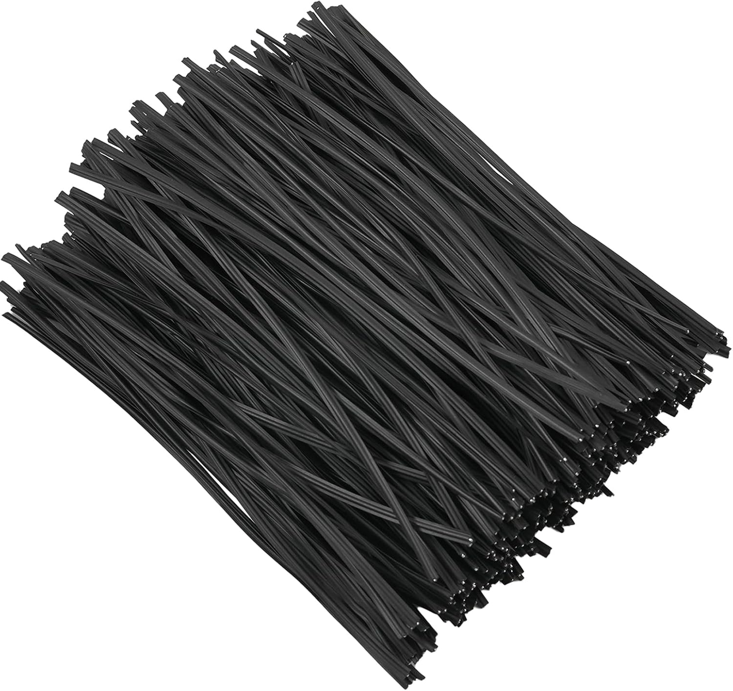 300 Pcs 6 inch Black Plastic Twist Ties, Cable Ties, for Bags, Gardening Tools-VerdiqueGarden