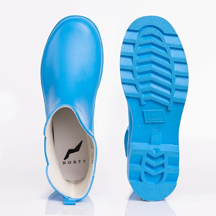 NORTY - Womens Ankle Rain Boots - Ladies Waterproof Winter Spring Garden Boot runs ½ size large-VerdiqueGarden