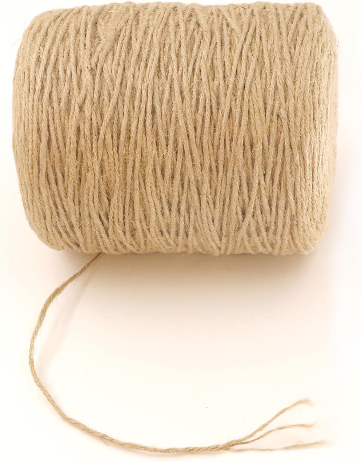 2mm x 2500 Feet Natural Jute Rope, Twine for Gardening Tomato Climbing Plant Tie Floristry Crafts Gift Wrapping Packing Decor-VerdiqueGarden