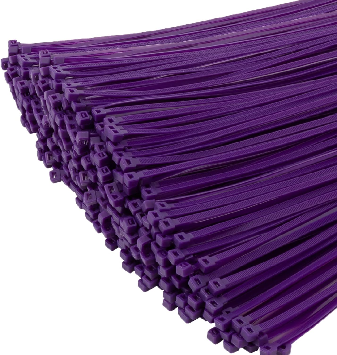 XINGO 1000 PCS Purple Zip Ties 8 Inch, 60 LBS Tensile Strength, Self-Locking Nylon Plastic Nylon PA66 Wire Ties for Indoor and Outdoor Use-VerdiqueGarden