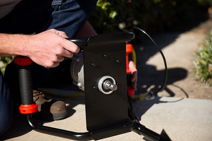 XtremepowerUS 1500W Electric Post Hole Digger Earth Auger Dig Hole Fence Post Hole Digging, Tree Planting with 6" Digging Auger Bit Set, 3/4" Shaft-VerdiqueGarden