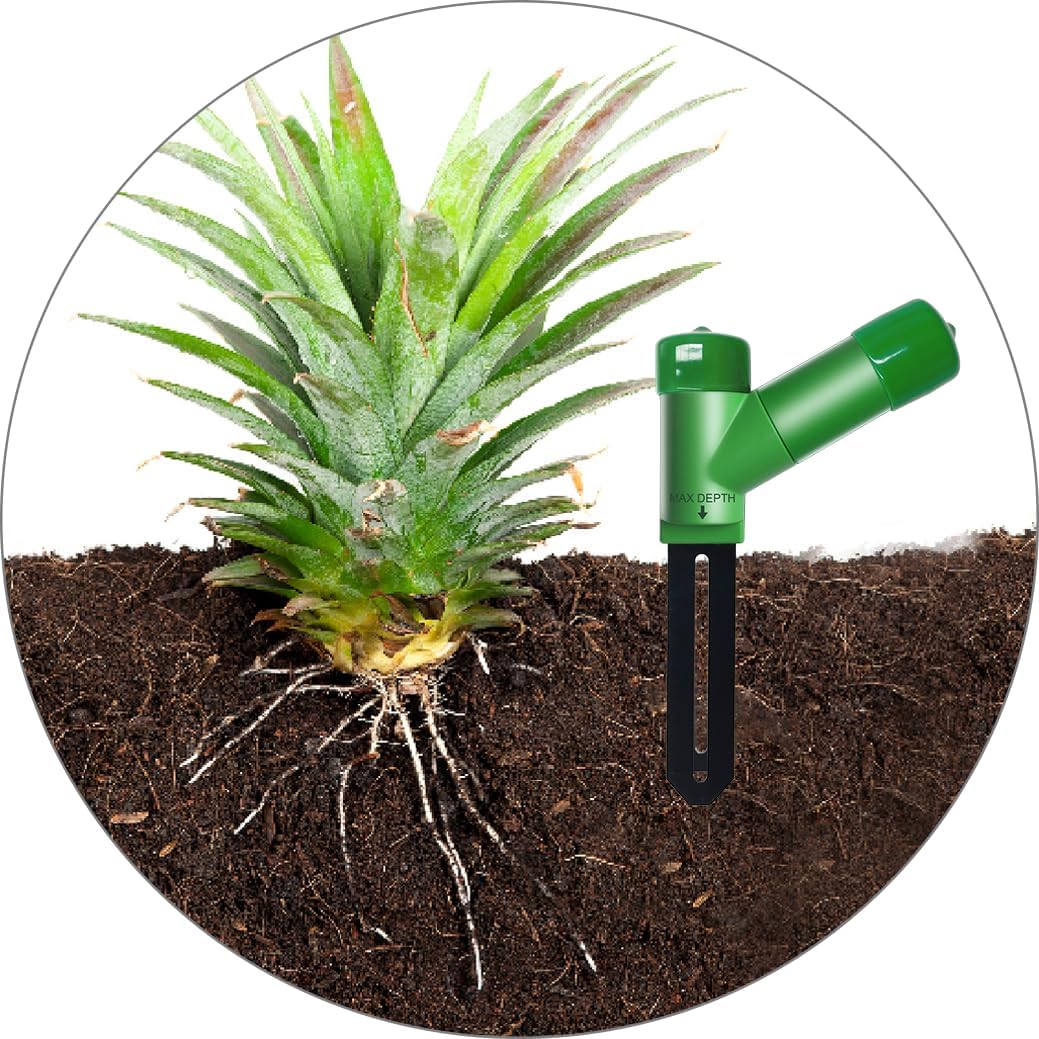 ECOWITT WH0291 Soil Moisture Tester Plant Soil Moisture Sensor Meter with Digital LCD Display-VerdiqueGarden
