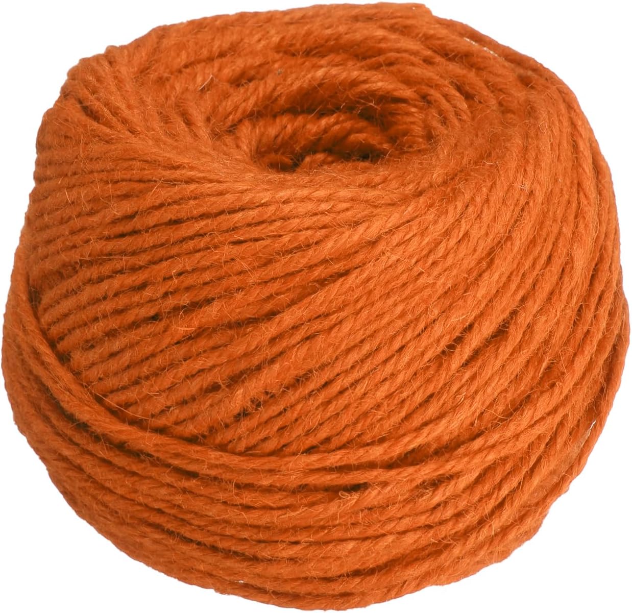 uxcell 328 Feet Natural Jute Twine String,3mm Thin Garden Twine Rope Colored Plant String Cord for DIY Art Crafts Gift Wrapping Decoration Packing Gardening Plant Hanger,Orange-VerdiqueGarden
