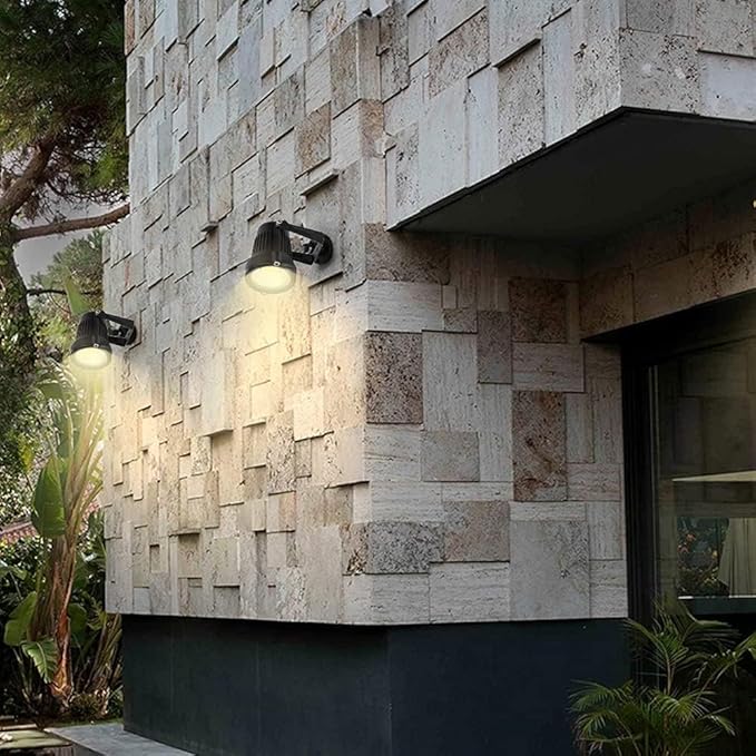 4 Pack 10W LED Spot Lights Indoor Uplight, Security Floor Spotlight,Ceiling Spotlight,120V Landscape Lights, Home,Garden,Yard with US 2-Plug Warm White-VerdiqueGarden