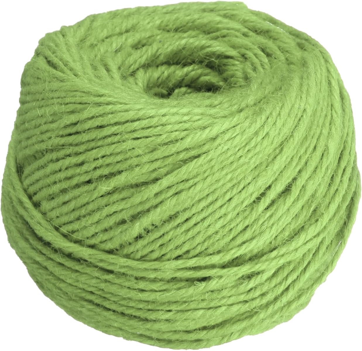 uxcell 328 Feet Natural Jute Twine String,3mm Thin Garden Twine Rope Colored Plant String Cord for DIY Art Crafts Gift Wrapping Decoration Packing Gardening Plant Hanger,Light Green-VerdiqueGarden