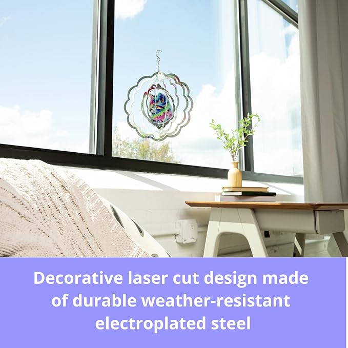 VP Home Colorful Cat Kinetic Wind Spinners for Yard and Garden Wind Spinner Outdoor Metal Large Hanging Cat Decor 3D Garden Art Wind Sculpture Spinners Cat Garden Decor Kinetic Art Garden Spinner-VerdiqueGarden