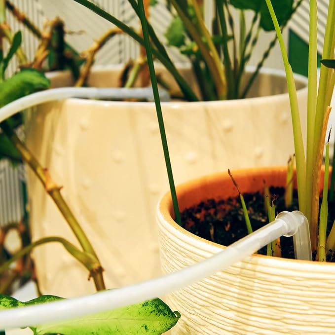 1 1/4" x 1 5/8" Braided Clear Plastic PVC Tubing 10ft High Pressure Flexible Reinforced Vinyl Tube, [for Garden Irrigation, Water Hose, Fish Tank, Water Transfer] - 31.8x41.3mm-VerdiqueGarden