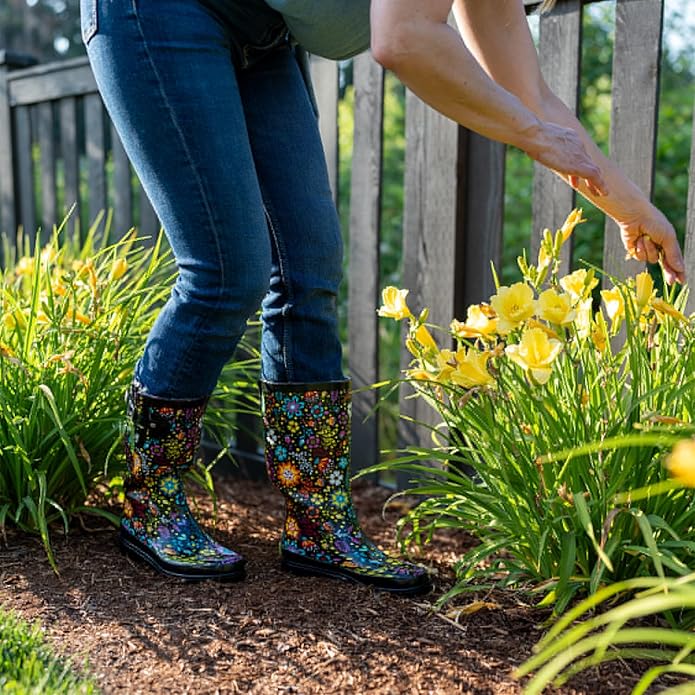 Western Chief Women's Tall Waterproof Rain Boot Outdoor Garden Shoes-VerdiqueGarden