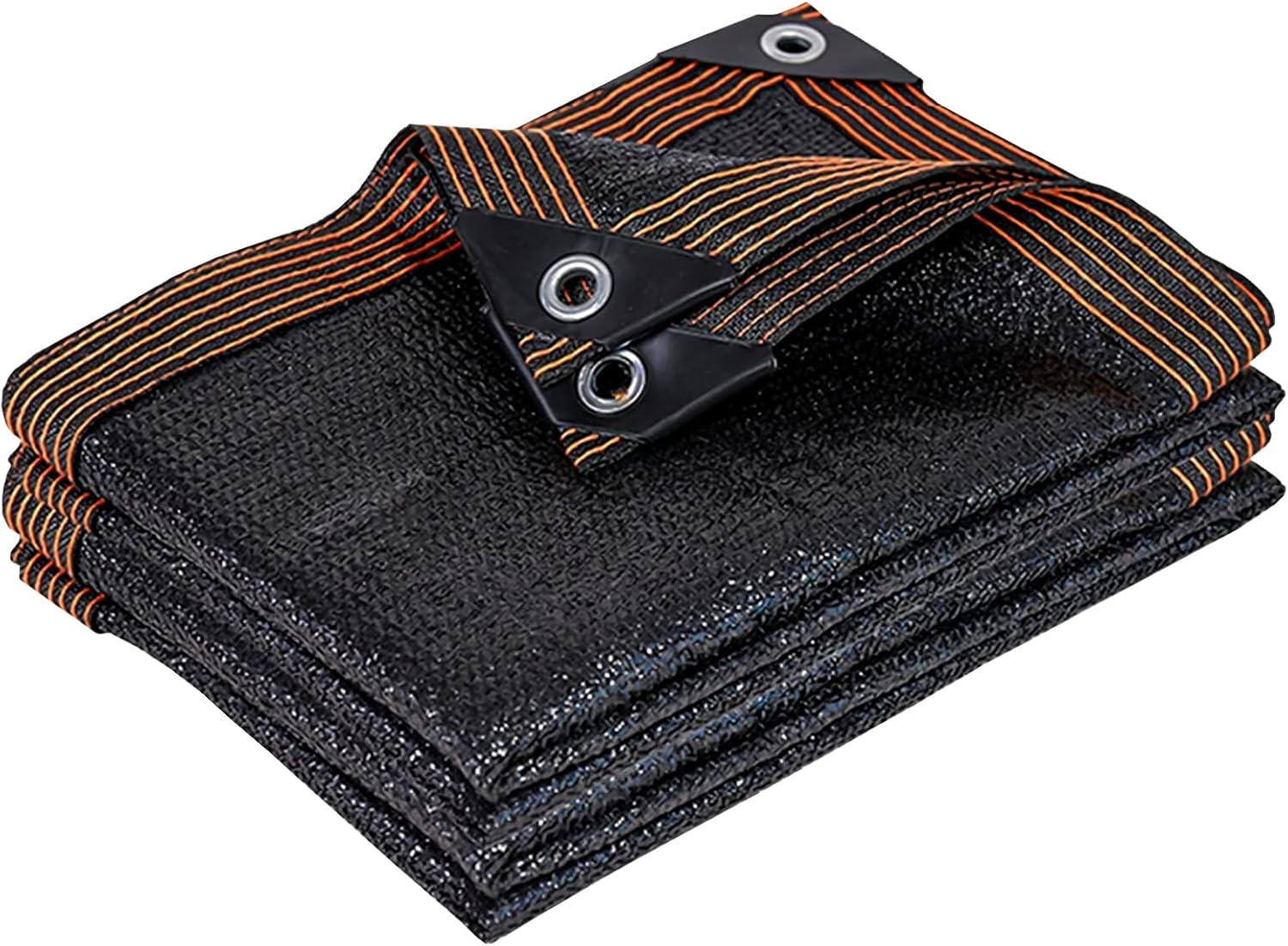 QLOFEI Shade Cloth for Garden, 60-70% Sun Screens for Patio Pergola Outdoor, Easy to Hang Mesh Tarp Shade Cloth with Grommets, Shade Neting Cover for Kennel Chicken Coop Plant Shade Sail, 4x6 FT-VerdiqueGarden