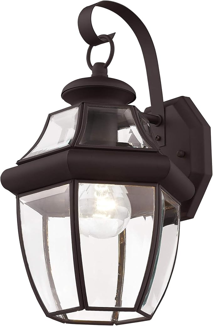 Livex Lighting 2151-03 Outdoor Lighting, 13" x 8.5" x 8.5", White-VerdiqueGarden