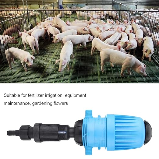 Chemilizer Chemical Injector, 1%-10% Drip Irrigation Injector, Reusable Automatic Equipment Maintenance Chemical Fertilizer Chemical Liquid Doser Dispenser for Industry Garden Hose Livestock-VerdiqueGarden