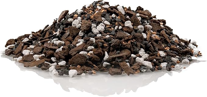 Premium Bonsai Soil All Purpose Fast Draining Mix - Pumice, Lava, Calcined Clay and Pine Bark Potting Pre Mixed Bonsai Plant Soil Mixture by GARDENERA- Made in USA - (2 Quart Bag)-VerdiqueGarden