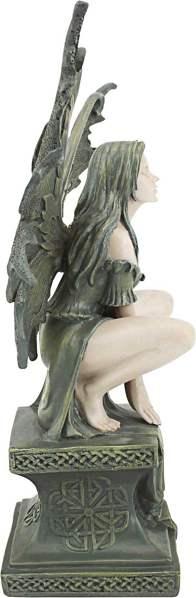 Design Toscano Small Celtic Fairy Perilous Perch Statue-VerdiqueGarden