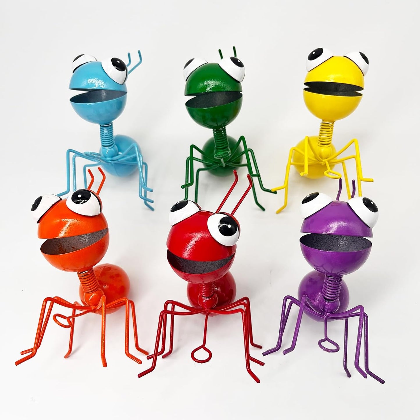 Metal Yard Art Garden Decor for Outside Cute Ants Yard Decorations Outdoor Lawn Ornaments Backyard Gifts for Mom - Set of 6-VerdiqueGarden