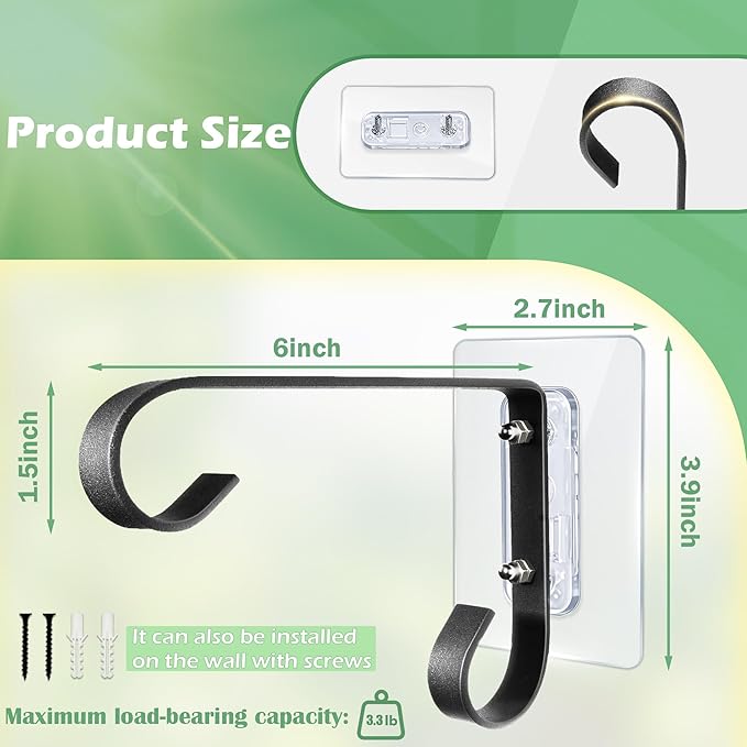 Bird Feeder Hanger Window Mount: Metal Hanging Bird Feeder 6Inch - Geometric Window Hummingbird Feeder - for Outside Decorative - 4pcs-VerdiqueGarden