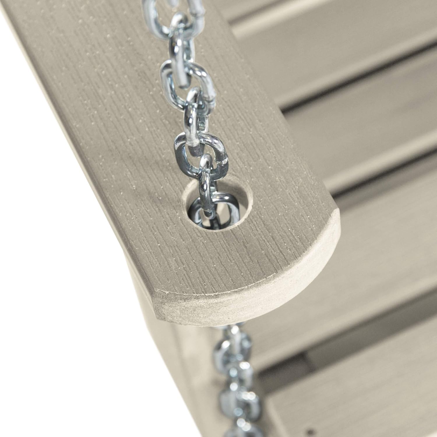 highwood Weatherly Porch Swing, 4 Feet, Whitewash-VerdiqueGarden