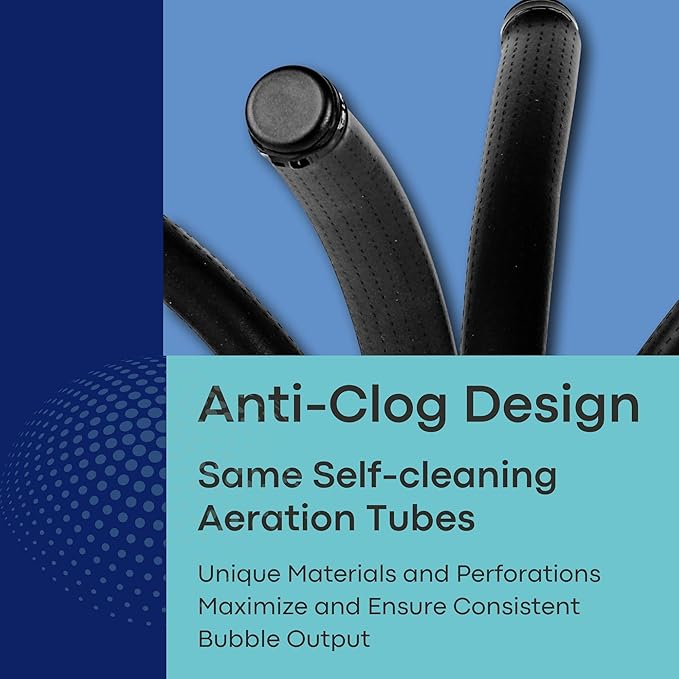 Rootscape Pond Aerator Air Diffuser - Replaces Air Stones For Ponds - Pond Aerators For Large Ponds - Koi Pond Filtration Accessories - Pond Aerators For Outdoor Ponds - Pond Aerator Diffuser-VerdiqueGarden