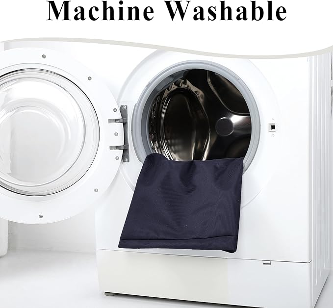 Outdoor Chair Cushions Set of 2, Waterproof Foam Patio Seat Cushions with Ties for Garden Sofa & Dining Furniture, 3-Year Color Fastness, 18x18x3 Inch, Grey-VerdiqueGarden