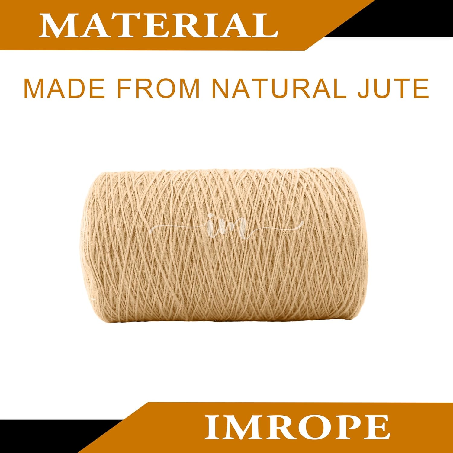 1.5mm x 1000 Feet Natural Jute Rope, Twine for Gardening Tomato Climbing Plant Tie Floristry Crafts Gift Wrapping Packing Decor-VerdiqueGarden