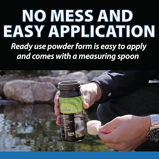 CrystalClear ClarityMax, All-in-One Pond Clarifier Treatment, All-Natural Beneficial Bacteria & Enzymes Provide Max Clarity, Koi Fish & Pet Safe, Algae Stain Remover, Crystal Clear Water Garden 2.5LB-VerdiqueGarden