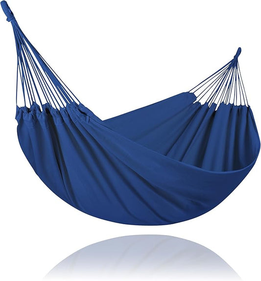 SUNCREAT Hammocks for Outside, Portable Camping Tree Hammock, Hammock Replacement for Stand, Navy-VerdiqueGarden