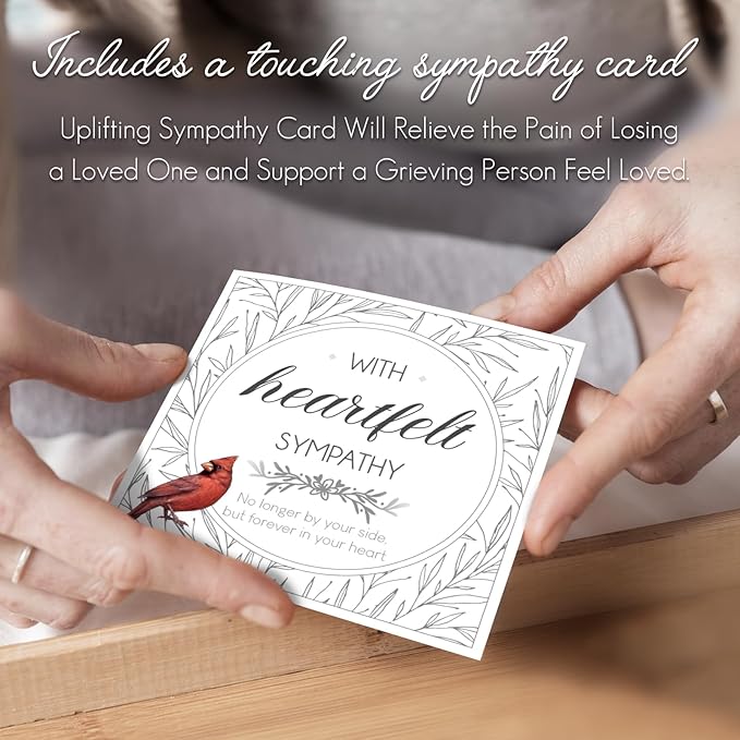 Memorial Gifts for Loss of Mom,Loss of Mother Sympathy Gifts,Sympathy Gift Idea Crystal Ball Suncatcher,Hanging Crystals Ornament for Window,Rainbow Maker-VerdiqueGarden