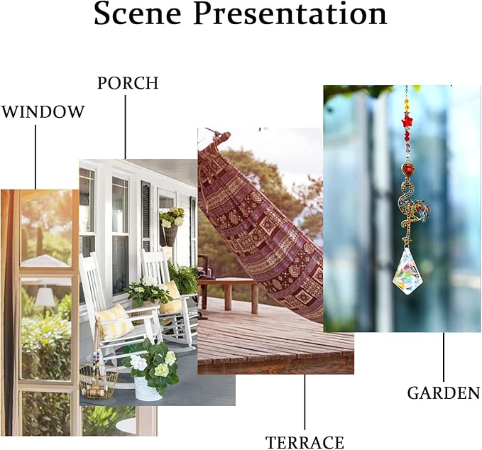 Flamingo Colorful Crystal Rhinestones Suncatcher Window Hang Pendant, Hanging Crystals for Windows,Christmas Tree,Wedding Decor-VerdiqueGarden