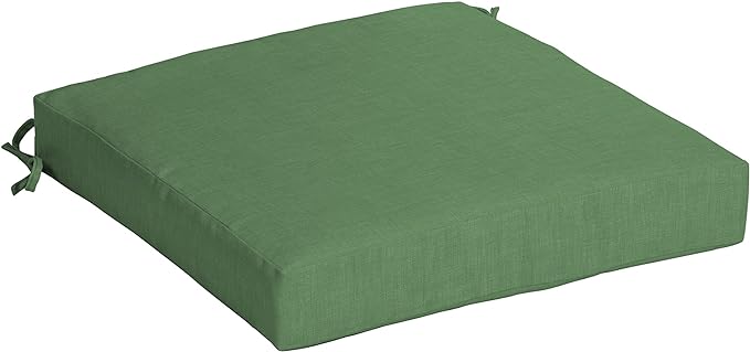 Arden Outdoor Seat Cushion, 19 x 19, Rain-Proof, Fade Resistant Bright Moss Green Leala-VerdiqueGarden
