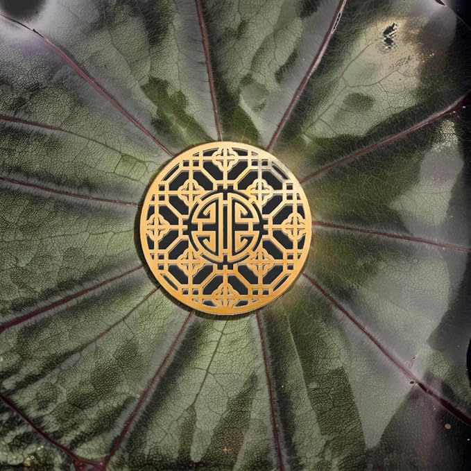 Copper Bird Bath Purification Disk, Water Wiggler for Bird Bath, Bird Bath Copper Disk, 1mm Reinforced 99% Pure Copper Cleaning Disk, Universal Fit for Outdoor Birdbaths, 4 Inch in Diameter (B)-VerdiqueGarden