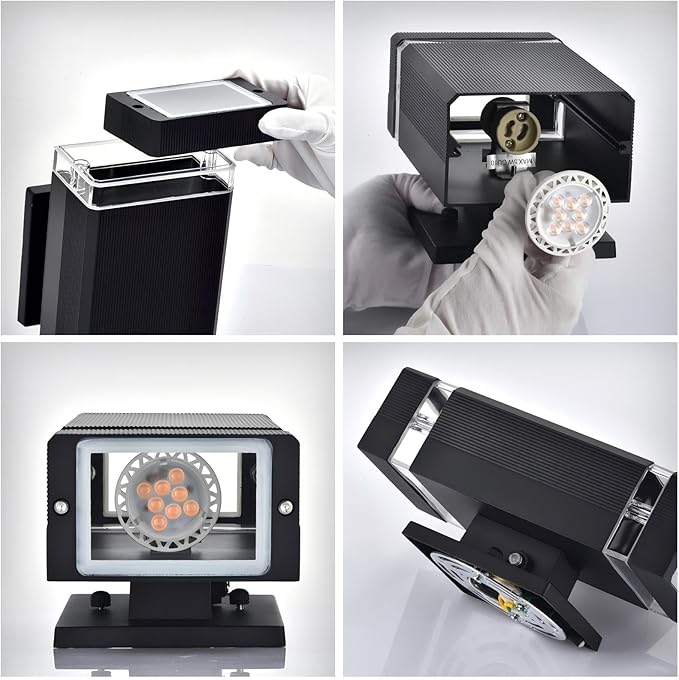 Motion Sensor Outdoor Wall Lights, Dusk to Dawn Exterior Light Fixtures with 3 Modes, Modern Up Down Wall Sconce, Waterproof Aluminum Porch Light for Garage, Patio, Front Door-VerdiqueGarden