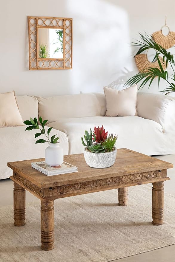 Briful Small Fake Plants Assorted Faux Succulents in Pots Realistic Succulents Plants Artificial with Cement Pots for Home Table Office Desk Bathroom Shelf Living Room Decor-VerdiqueGarden