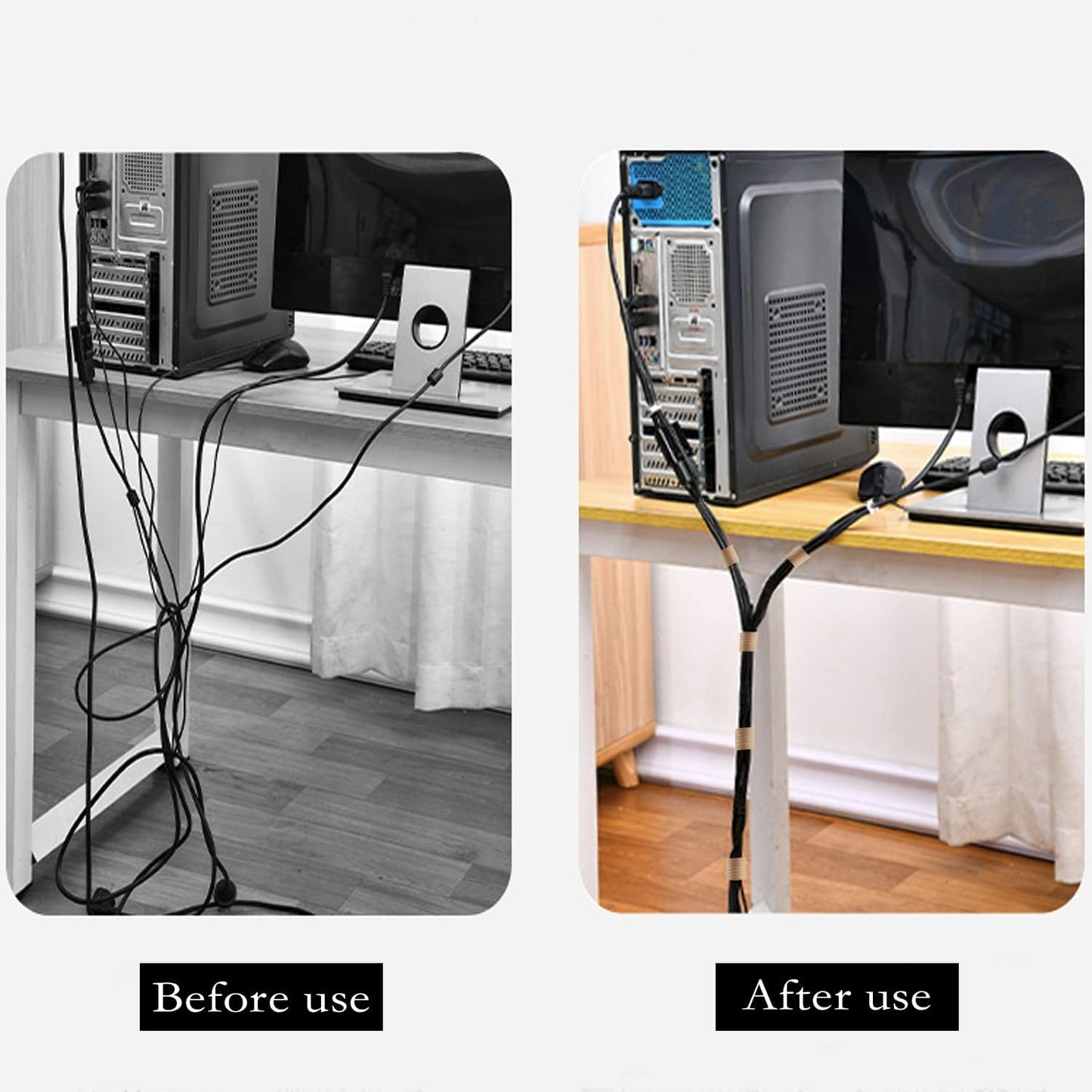 1000 Pcs Twist Ties, Kraft Paper Twist Ties Plant Ties Reusable Bread Ties for Party Cello Candy Coffee Treat Bags Cake Pops (13.8'')-VerdiqueGarden